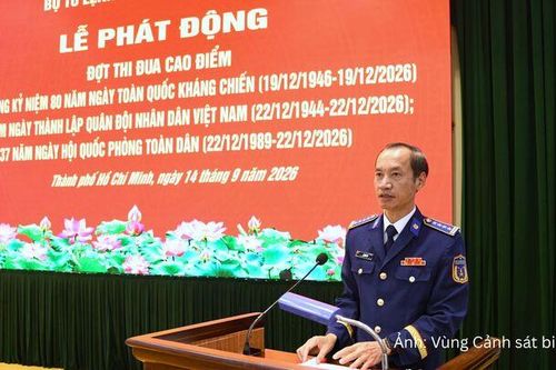Bộ Tư lệnh Vùng Cảnh sát biển 3 phát động đợt thi đua cao điểm
