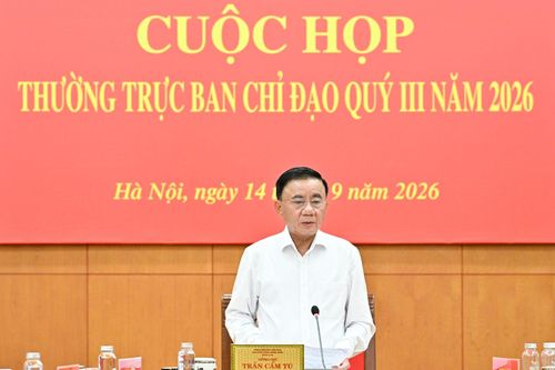 Đồng chí Thường trực Ban Bí thư Trần Cẩm Tú chủ trì họp Thường trực Ban Chỉ đạo 35 Trung ương quý III năm 2026
