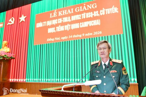 Trường Sĩ quan Lục quân 2 khai giảng các khóa học năm học mới 2026-2027