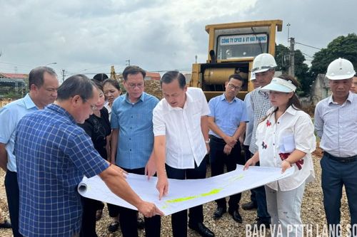 Kiểm tra tiến độ thực hiện Dự án đường Lý Thái Tổ kéo dài
