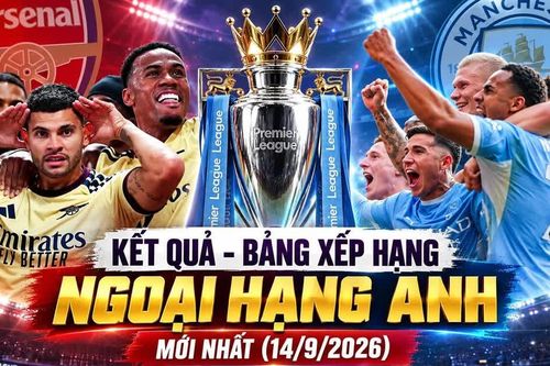 Kết quả, BXH Ngoại hạng Anh mới nhất: Arsenal đầu bảng, Man City thắng derby