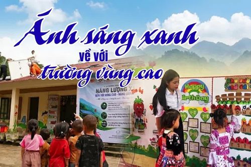 Ánh sáng xanh về với trường vùng cao