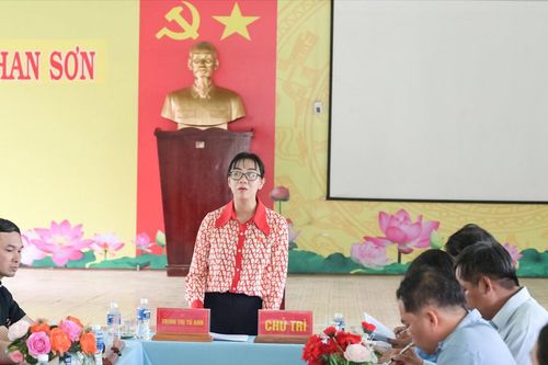 Đoàn ĐBQH Lâm Đồng khảo sát các chương trình mục tiêu quốc gia tại Phan Sơn