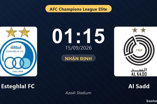 Nhận định Esteghlal FC vs Al Sadd: Khách tiếp tục bay cao?
