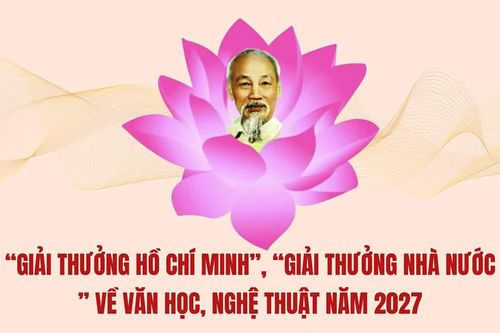 Triển khai xét tặng 'Giải thưởng Hồ Chí Minh', 'Giải thưởng Nhà nước' về văn học, nghệ thuật năm 2027