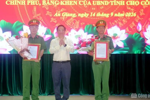 Phó Thủ tướng Thường trực Chính phủ gửi Thư khen Công an tỉnh An Giang