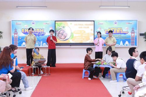 Tiếng Anh hiện diện trong từng hoạt động học đường