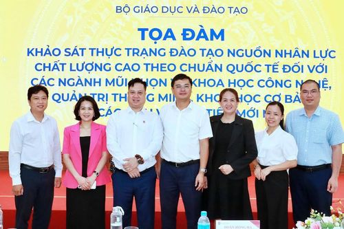 Đào tạo nhân lực chất lượng cao theo chuẩn quốc tế các ngành mũi nhọn về các lĩnh vực khoa học công nghệ