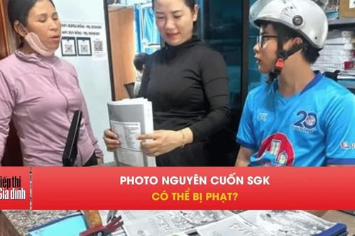 Không mua được sách giáo khoa, photo nguyên cuốn có bị phạt?
