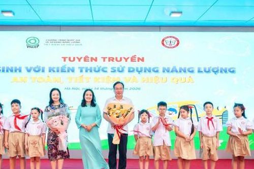 Trường Tiểu học Lĩnh Nam: Lan tỏa thông điệp sử dụng năng lượng an toàn, tiết kiệm và hiệu quả