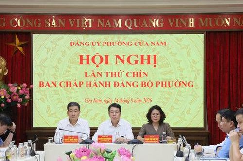 Phường Cửa Nam thu ngân sách vượt dự toán, tạo đà tăng trưởng kinh tế chặng cuối năm