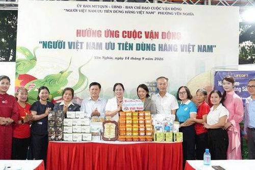 Phường Yên Nghĩa hưởng ứng Cuộc vận động 'Người Việt Nam ưu tiên dùng hàng Việt Nam'