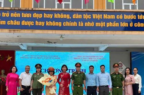 Xuân Đỉnh ra mắt mô hình 'Trường học văn minh - Cộng đồng gắn kết'