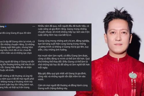 Trường Giang nhìn nhận hành động kém duyên sau 20 năm, xin lỗi 'người trong cuộc'