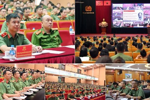 Công an Hà Nội quán triệt nghiêm túc chương trình hành động thực hiện Nghị quyết Trung ương 3 khóa XIV
