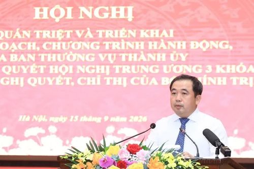Bí thư Thành ủy Hà Nội: Tổ chức lại không gian phát triển, tạo động lực mới cho Thủ đô