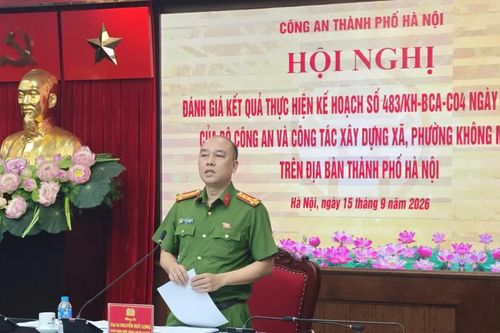 Công an Hà Nội quyết tâm xây dựng xã, phường không ma túy