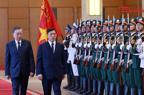 Tổng Bí thư, Chủ tịch nước Tô Lâm chủ trì Lễ đón chính thức Nhà vua Thái Lan và Hoàng hậu