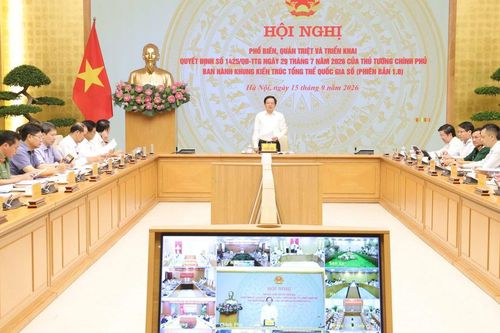 Phó Thủ tướng Hồ Quốc Dũng: Triển khai Khung kiến trúc quốc gia số thực chất, đồng bộ, hiệu quả