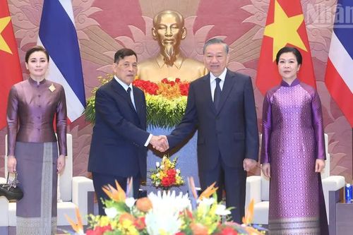 [Ảnh] Tổng Bí thư, Chủ tịch nước Tô Lâm hội đàm với Nhà vua Thái Lan Maha Vajiralongkorn Phra Vajiraklaochaoyuhua
