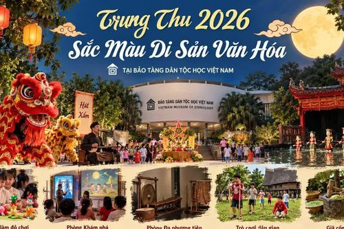 Trung thu 2026: Sắc màu di sản văn hóa tại Bảo tàng Dân tộc học Việt Nam