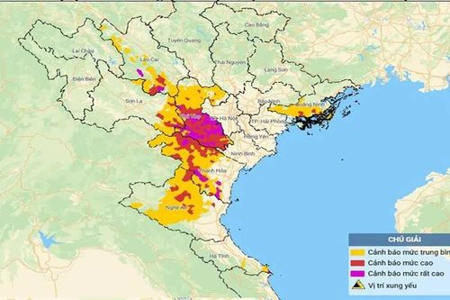 Cảnh báo lũ quét, sạt lở đất do mưa lũ ở các tỉnh Sơn La, Phú Thọ, Lào Cai, Quảng Ninh, từ Thanh Hóa đến Hà Tĩnh