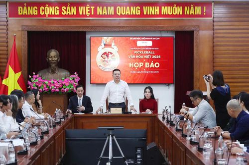 Giải Pickleball Văn hóa Việt 2026 sẽ quy tụ gần 300 vận động viên