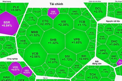 Cổ phiếu nhóm GELEX, dầu khí bứt phá, VN-Index vượt 1.800 điểm