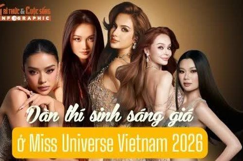 [INFOGRAPHIC] Dàn thí sinh sáng giá ở Miss Universe Vietnam 2026