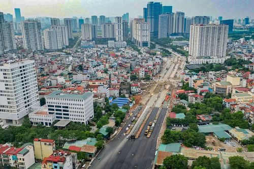 Cận cảnh công trường Vành đai 2,5 Hà Nội chạy đua tiến độ để thông xe kỹ thuật dịp 10/10