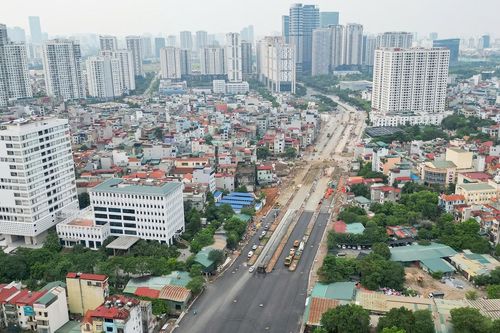 Cận cảnh công trường Vành đai 2,5 Hà Nội chạy đua tiến độ để thông xe kỹ thuật dịp 10/10