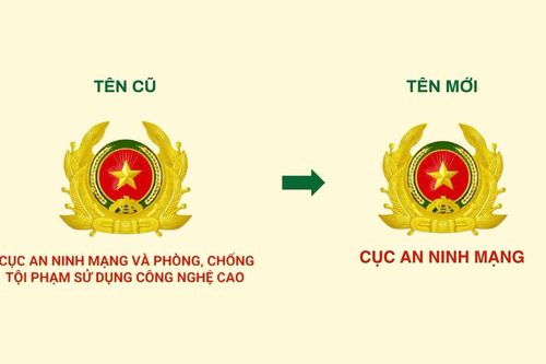 Đổi tên Cục An ninh mạng và phòng, chống tội phạm sử dụng công nghệ cao