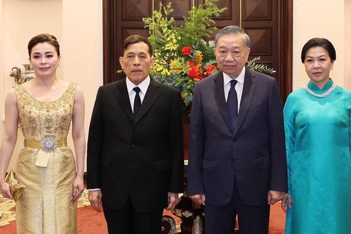 Tổng Bí thư, Chủ tịch nước chủ trì chiêu đãi Nhà Vua Thái Lan và Hoàng hậu