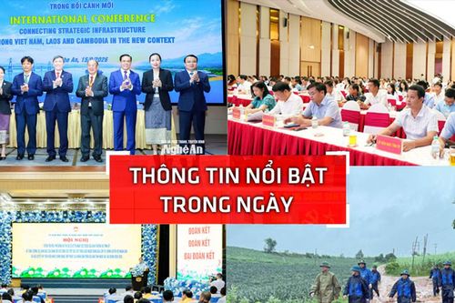 Nghệ An: Thông tin nổi bật ngày 15/9