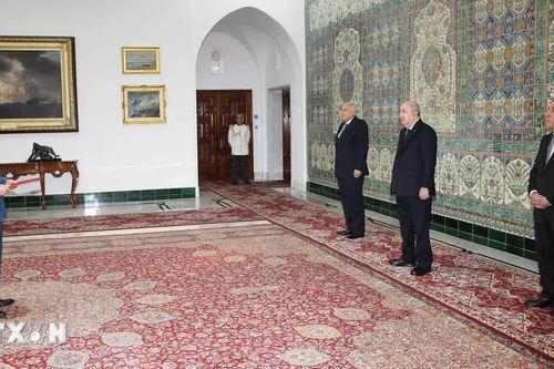 Đại sứ Vũ Duy Long trình Thư ủy nhiệm lên Tổng thống Algeria