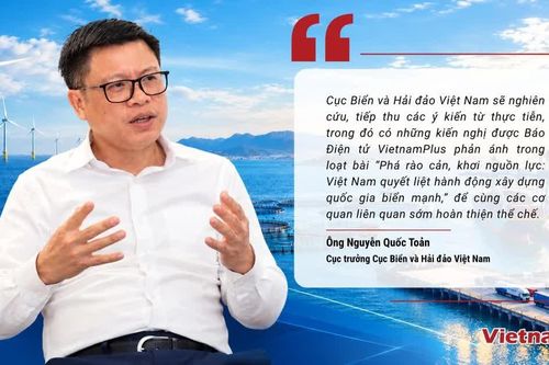 Cục Biển và Hải đảo Việt Nam ghi nhận kiến nghị từ loạt bài của Báo Điện tử VietnamPlus