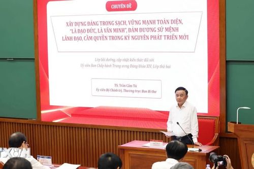 Thường trực Ban Bí thư truyền đạt chuyên đề về xây dựng Đảng đối với các Ủy viên Trung ương Đảng