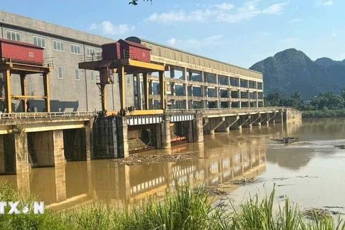 Thanh Hóa tăng lưu lượng xả nước điều tiết hồ chứa thủy điện Cẩm Thủy 1