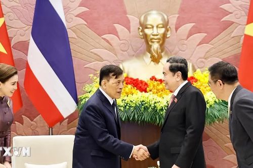 Chủ tịch Quốc hội hội kiến Nhà vua và Hoàng hậu Thái Lan