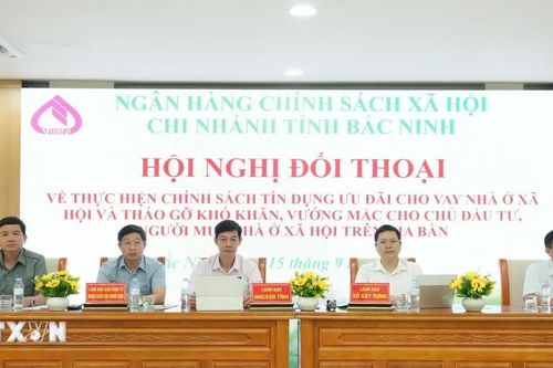 Bắc Ninh đối thoại tháo gỡ vướng mắc về tín dụng nhà ở xã hội