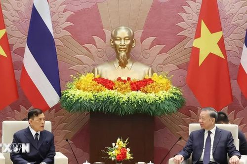Tổng Bí thư, Chủ tịch nước Tô Lâm hội đàm với Nhà vua Thái Lan
