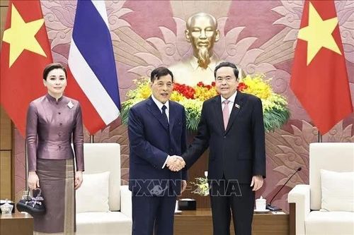 Chủ tịch Quốc hội hội kiến Nhà vua và Hoàng hậu Thái Lan