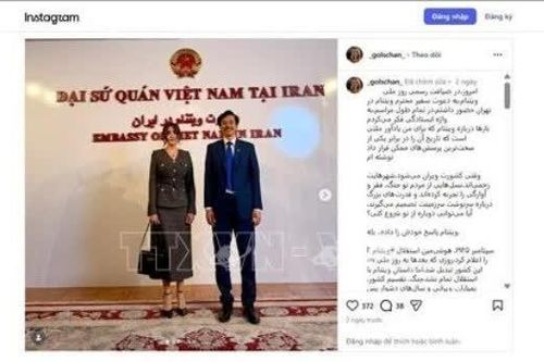 Bạn bè Iran khâm phục sự kiên cường, tinh thần hòa giải của Việt Nam