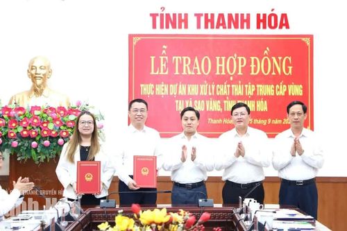 Dự án Khu xử lý chất thải tập trung cấp vùng tại xã Sao Vàng dự kiến khởi công tháng 1/2027