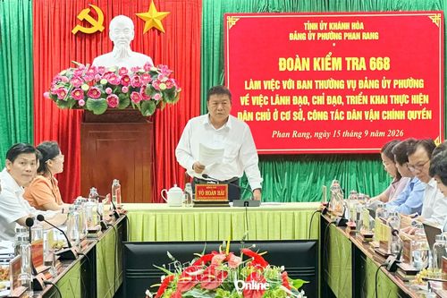 Phường Phan Rang tăng cường công tác dân vận chính quyền, thực hiện tốt dân chủ ở cơ sở