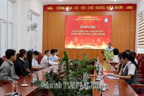 Trường Chính trị tỉnh khai mạc kỳ thi tuyển dụng viên chức năm 2026
