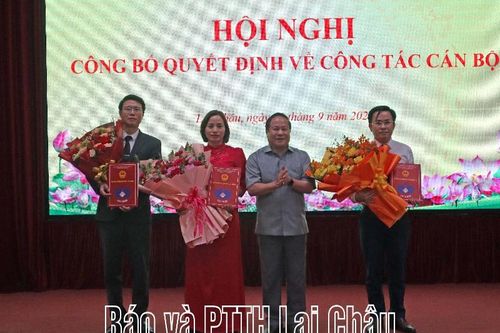Lai Châu: Điều động, bổ nhiệm lãnh đạo Sở Tư pháp và Văn phòng UBND tỉnh