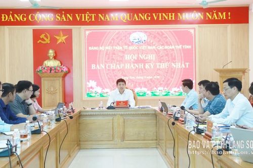 Đảng bộ MTTQ, các đoàn thể tỉnh tổ chức hội nghị Ban Chấp hành lần thứ nhất