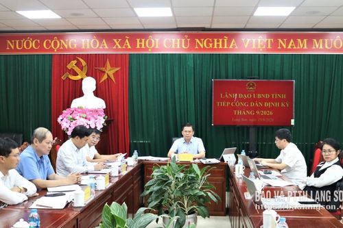 Lãnh đạo UBND tỉnh tiếp công dân định kỳ tháng 9