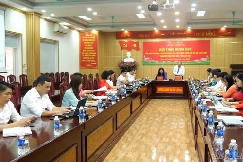 Hội thảo khoa học "Đổi mới giáo dục lý luận chính trị theo tinh thần Chỉ thị 10-CT/TW gắn với thực tiễn của tỉnh Lào Cai"